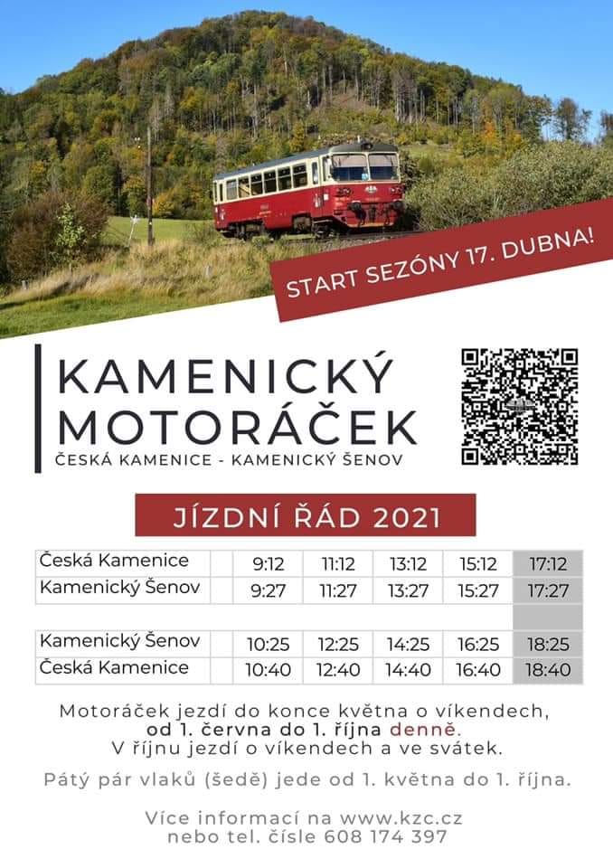 kamsen Kamenický motoráček - sezóna 2021