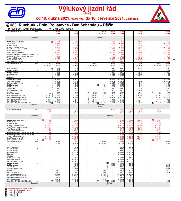 vyluka_01 <h2>Dočasný výlukový jízdní řád od 18. 4. 2021</h2>
