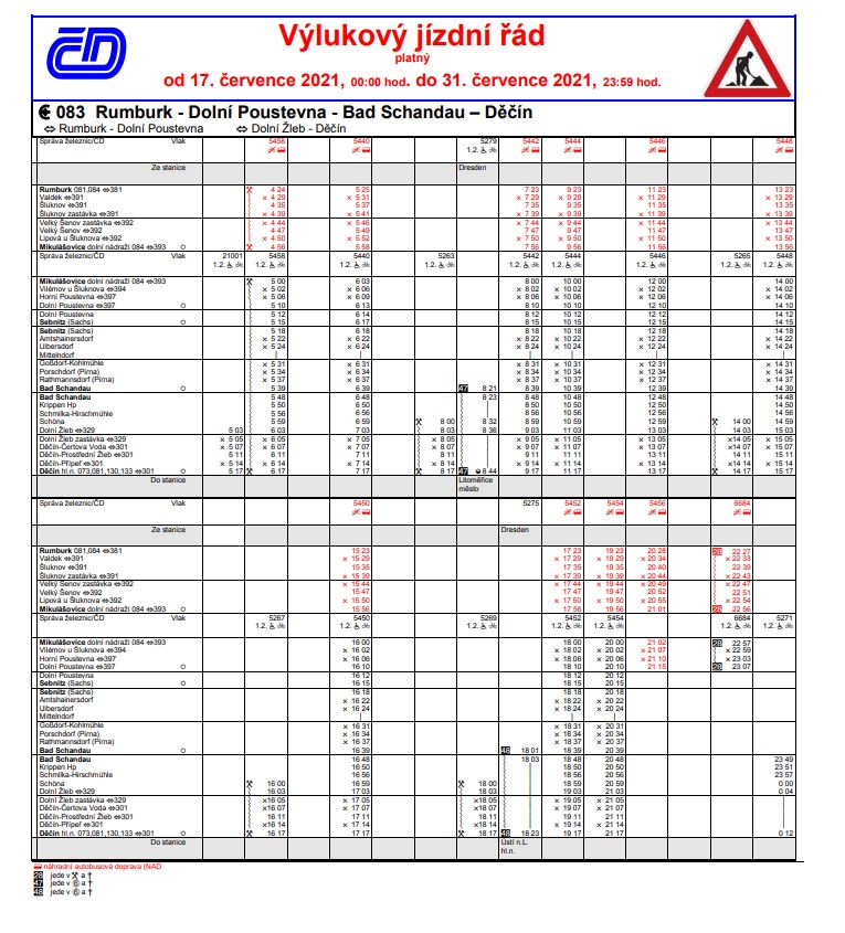vyluka_11 <h2>Dočasný výlukový jízdní řád od 17. 7. 2021</h2>